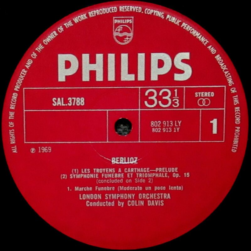 UK ORIGINAL LABEL