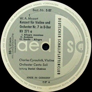 German Original Label