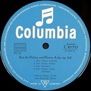 German Original Label