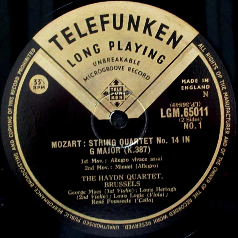 UK ORIGINAL LABEL