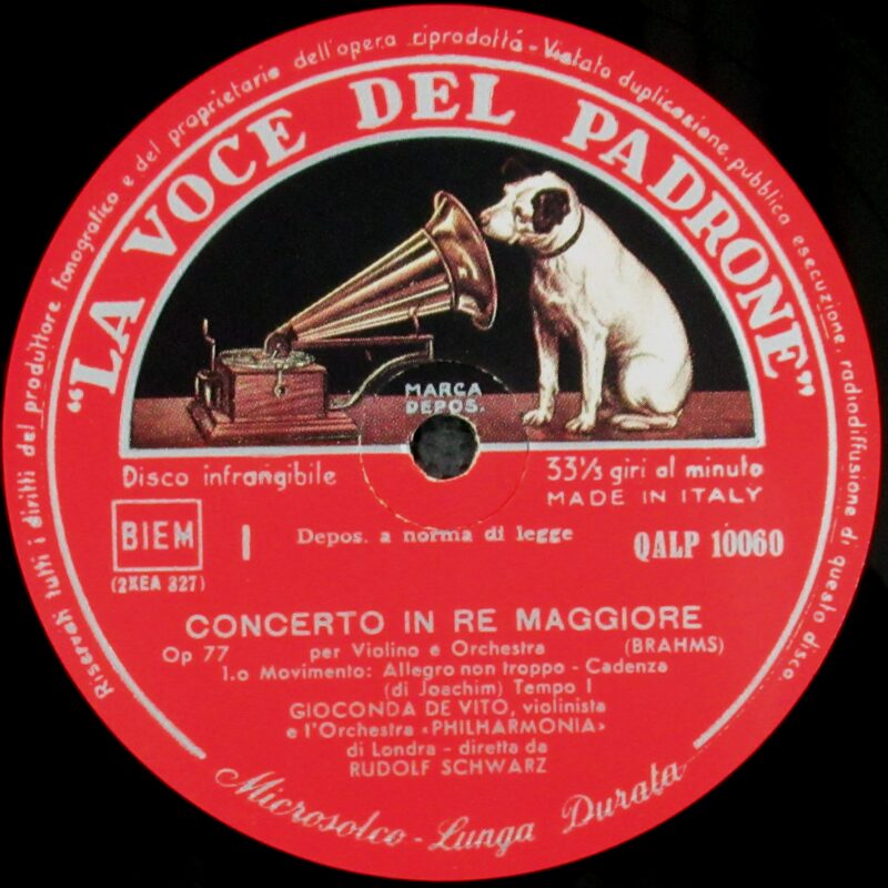 ITALY ORIGINAL LABEL