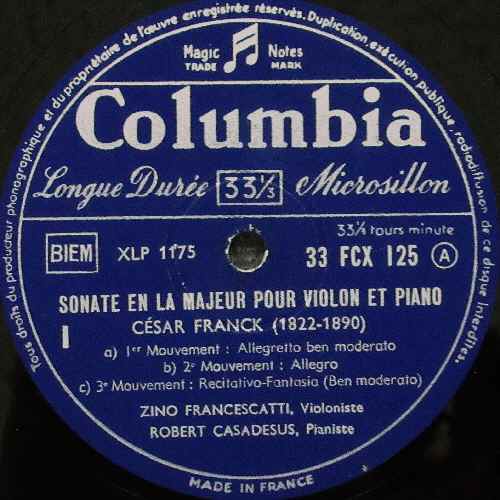 FRANCE ORIGINAL LABEL